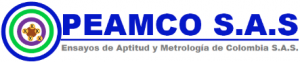 Logo de Ensayos de Aptitud y Metrología de Colombia S.A.S.